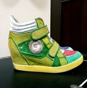 Aldo custom colored sneakers